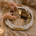 صينية مرآة فرنسية فاخرة